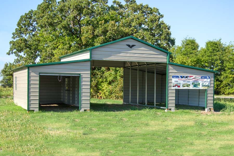 This is an example of an Eagle Horse Barn. This one is 42x26, but can ...