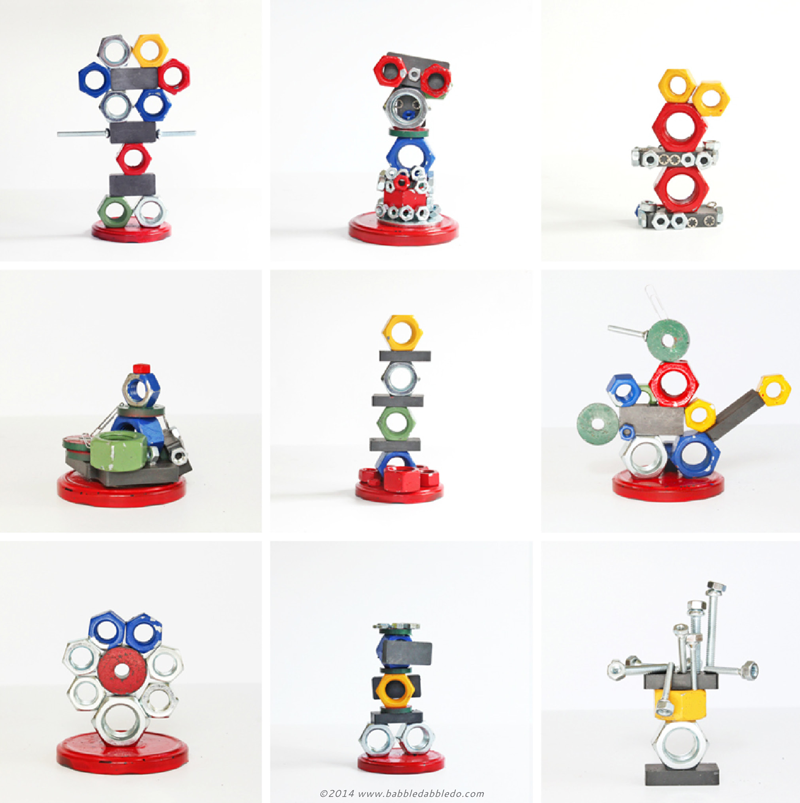 Explore magnetism with kids by making magnetic sculptures! BABBLE ...