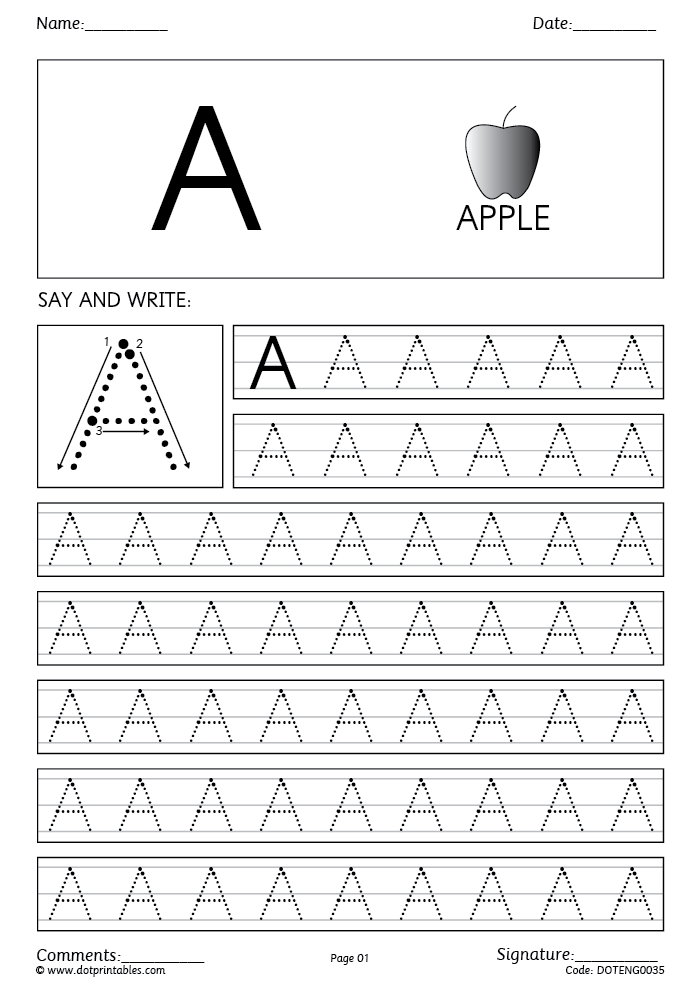 Trace and Write a Capital Letter | Alphabet worksheets free, Alphabet ...