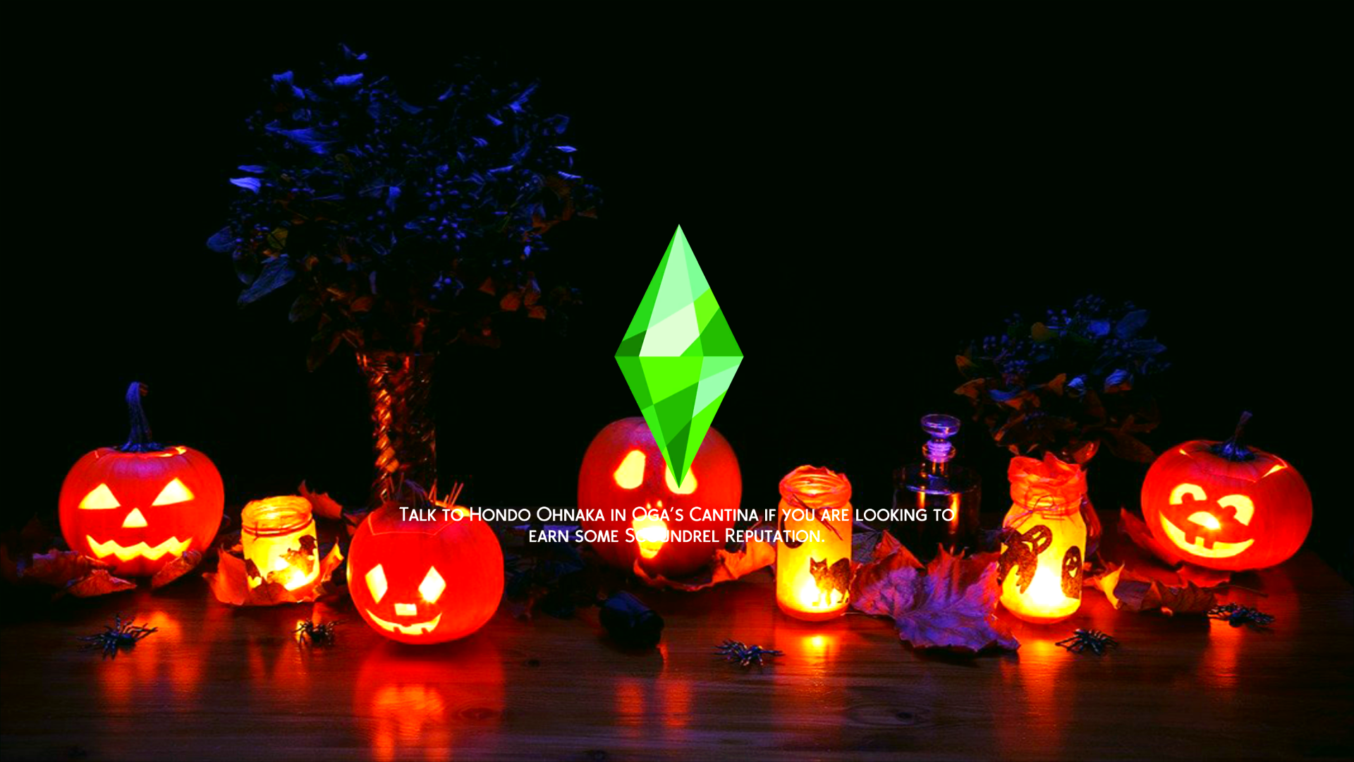 Sims 4 Halloween Loading Screen