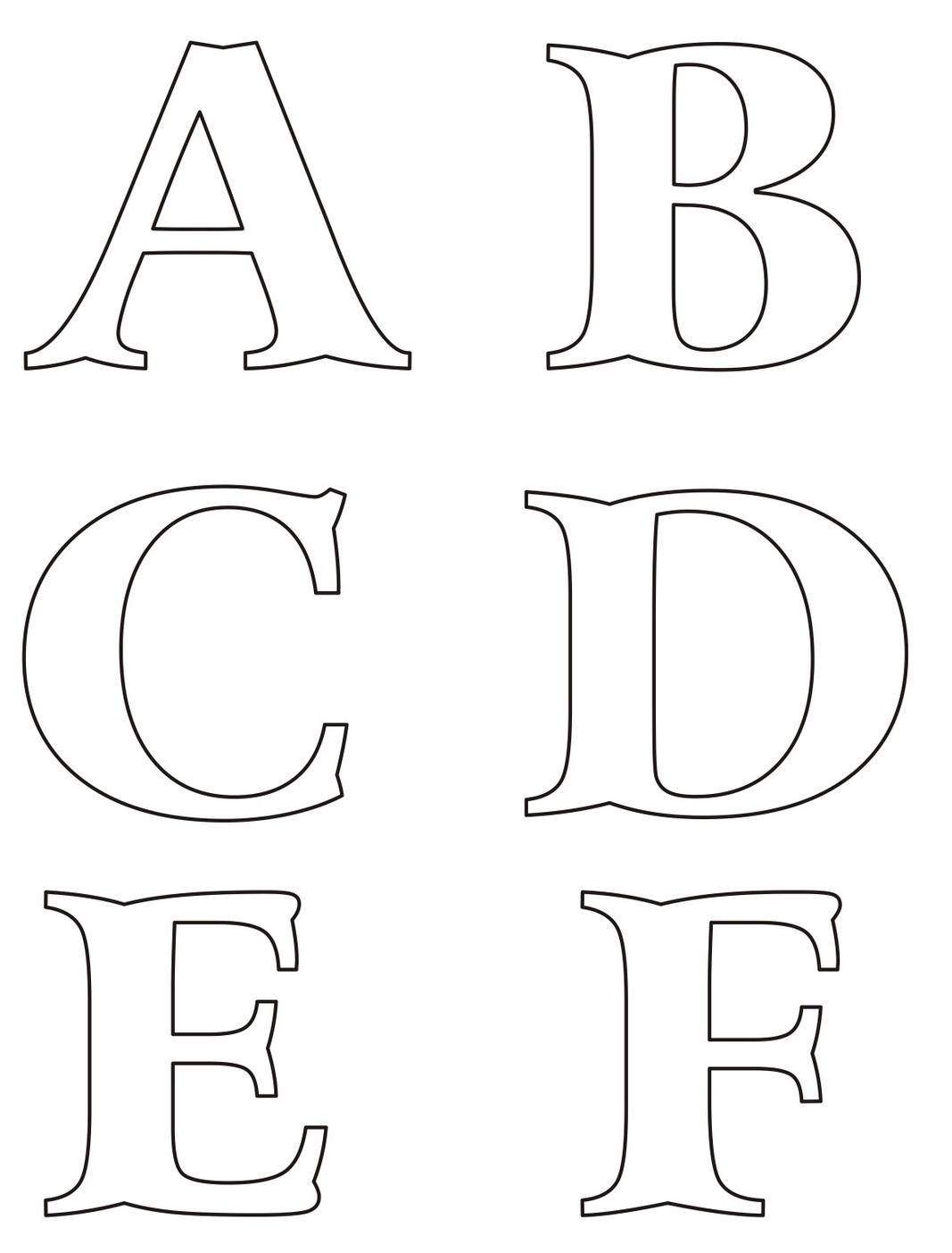 molde de letras - Buscar con Google | Letter stencils printables ...