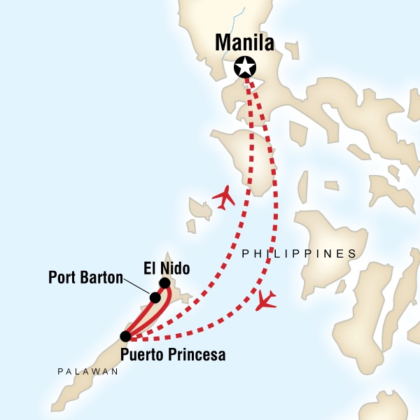 Puerto Princesa Palawan Philippines Map