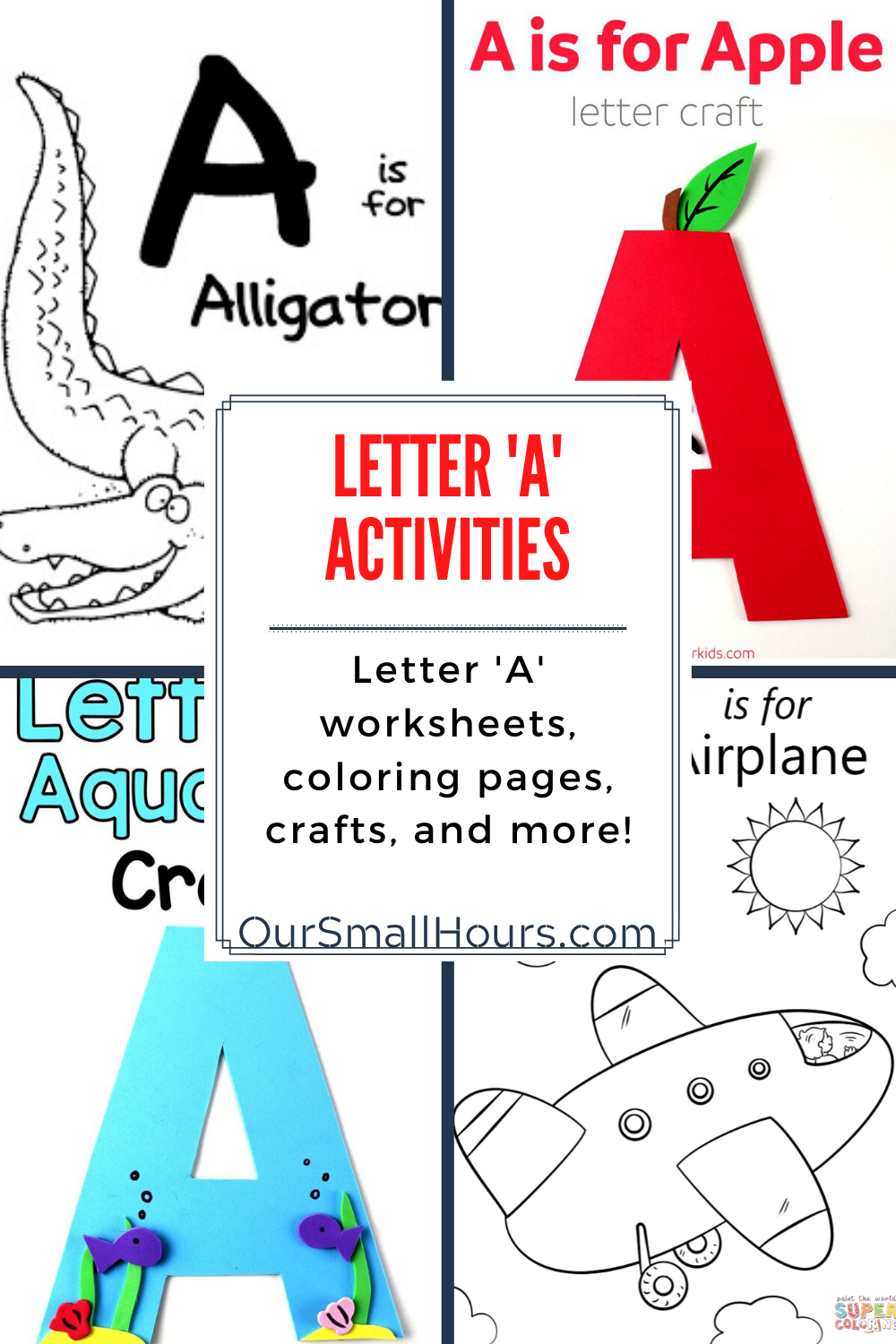 Help your little ones learn all about the letter A with these fun ...