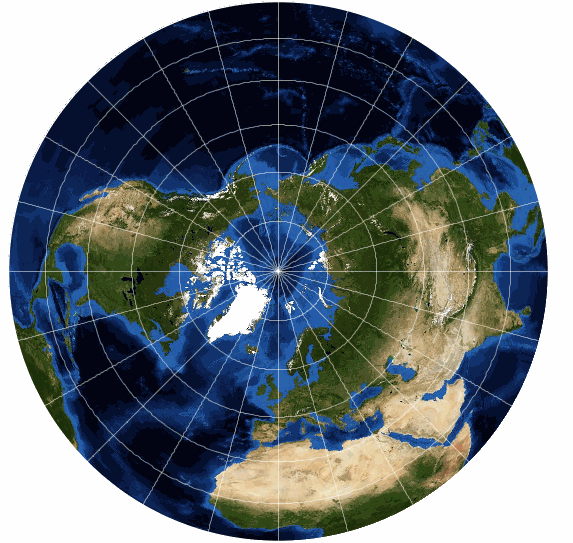 Map Of Earth From North Pole - Zip Code Map Las Vegas