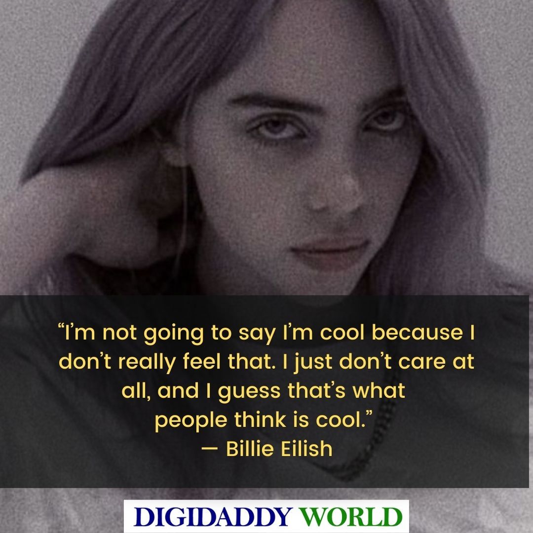 Best 50 billie eilish quotes and captions – Artofit