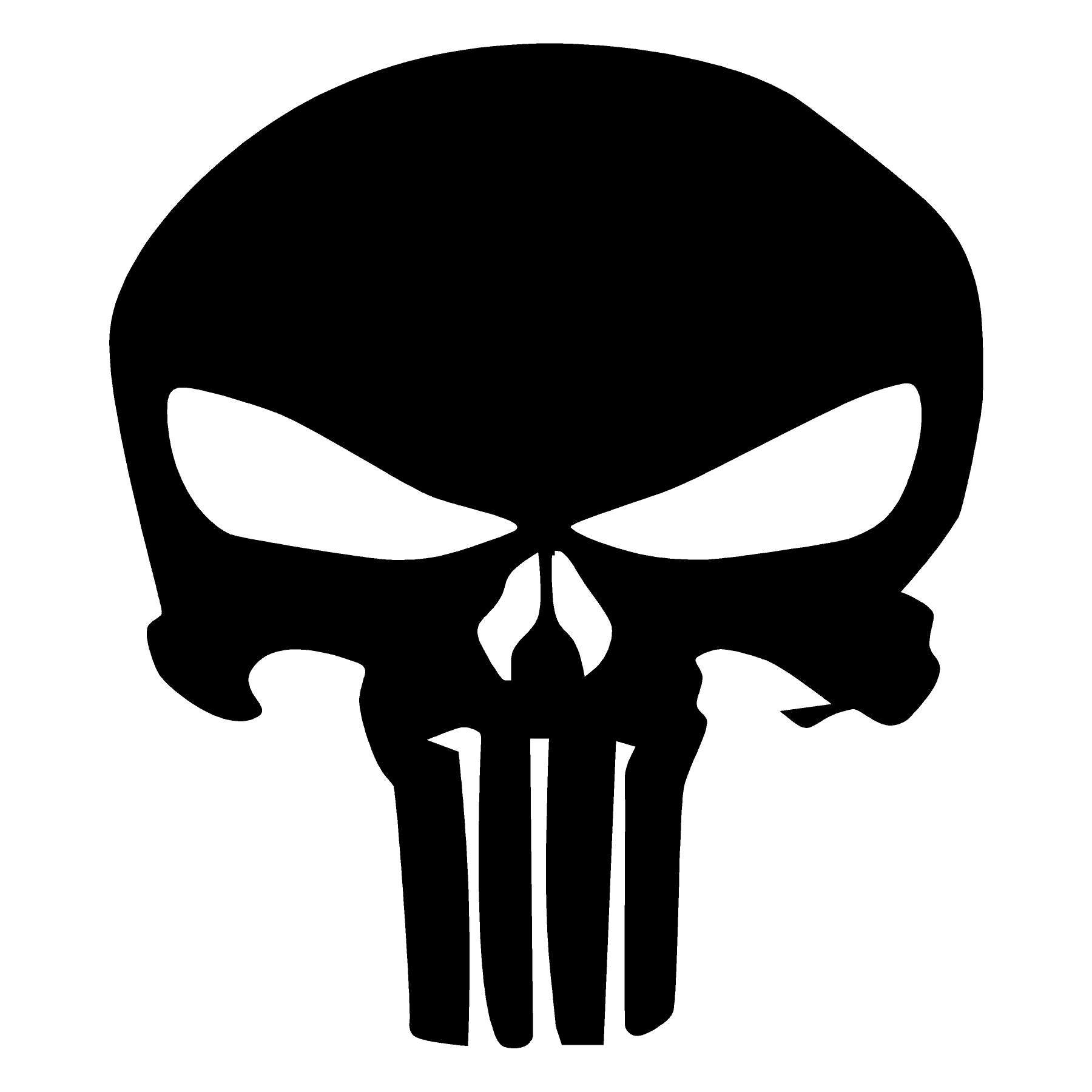 Punisher Stencil Printable - Printable Word Searches