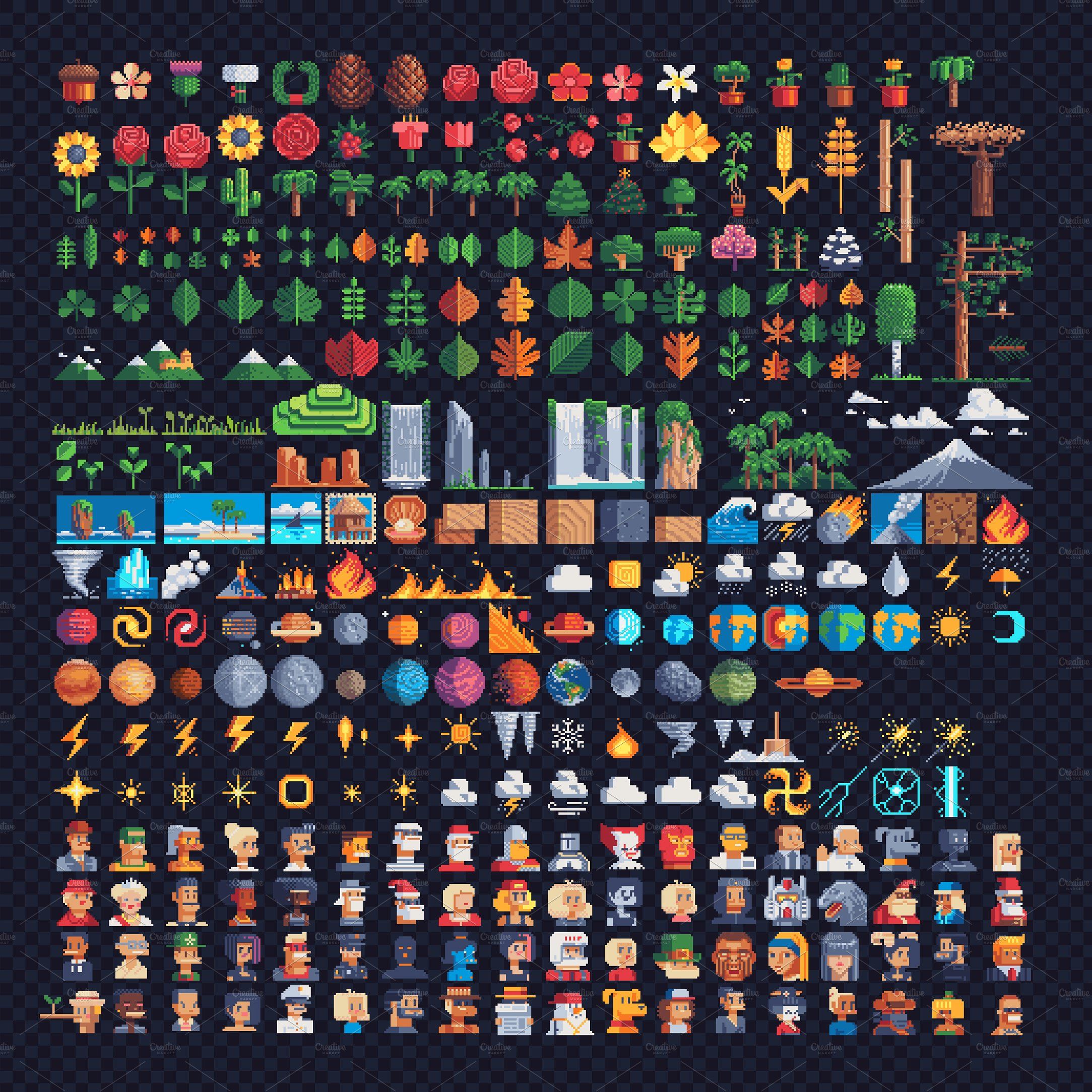 Pixel Art Icons