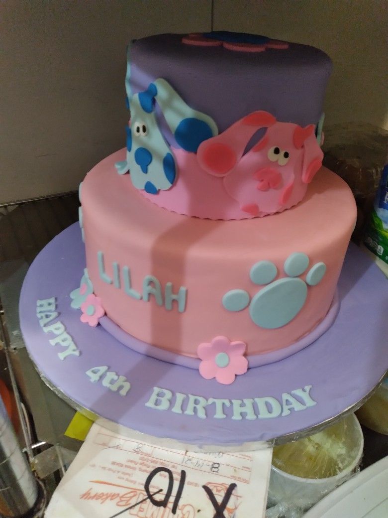 Blues clues birthday party cake – Artofit