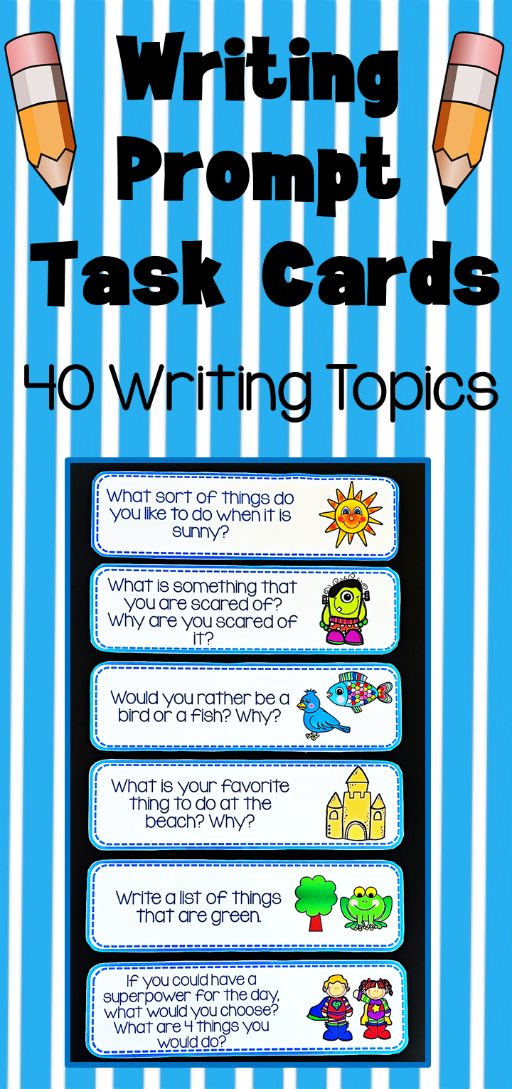 the writing project task cards for students to use with their writing ...