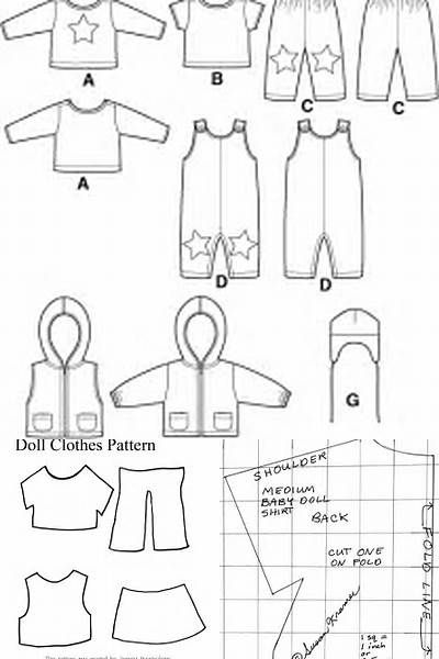 Printable Baby Doll Sewing Patterns