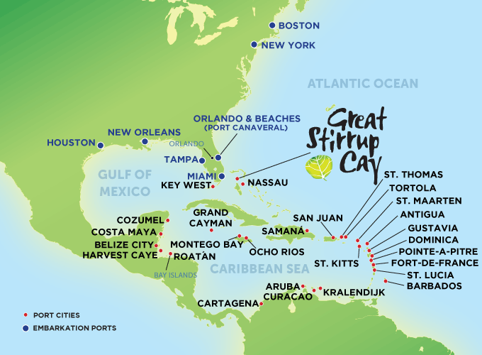 Royal Caribbean Cruise Maps