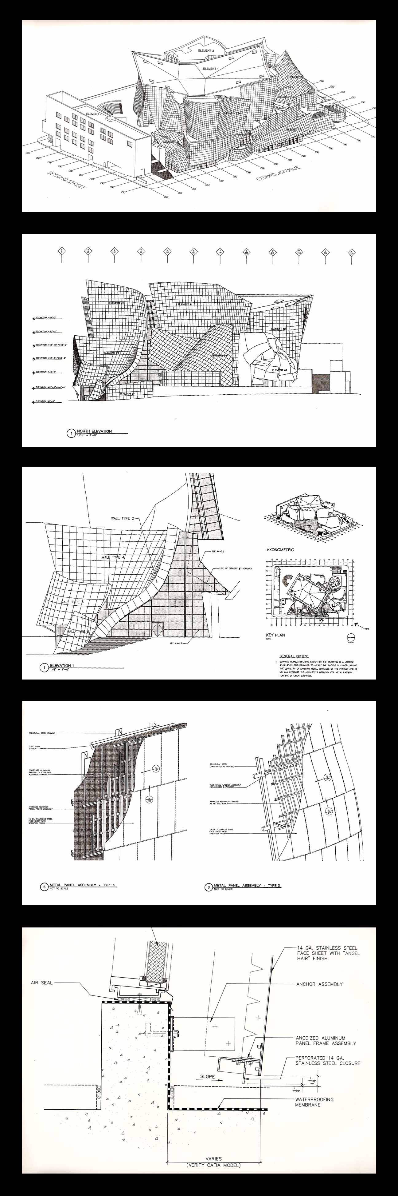 Walt Disney Concert Hall * Plans and Sections Images Disney Hall, Walt ...