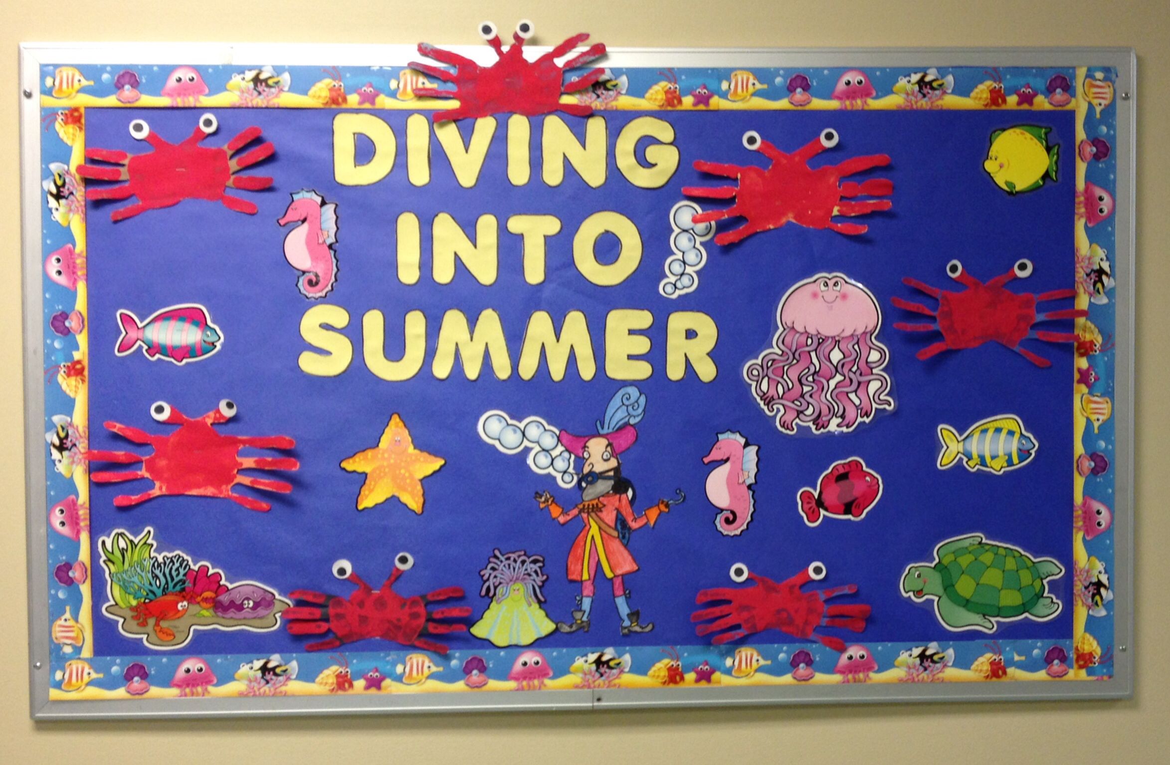 Summer bulletin board! | College bulletin boards, Classroom themes ...