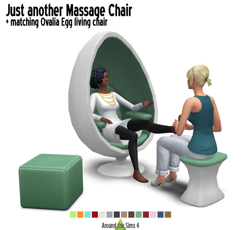 Ovalia Egg Chairs Sims 5, Sims 4 Game, Around The Sims 4, Alien Clothes ...