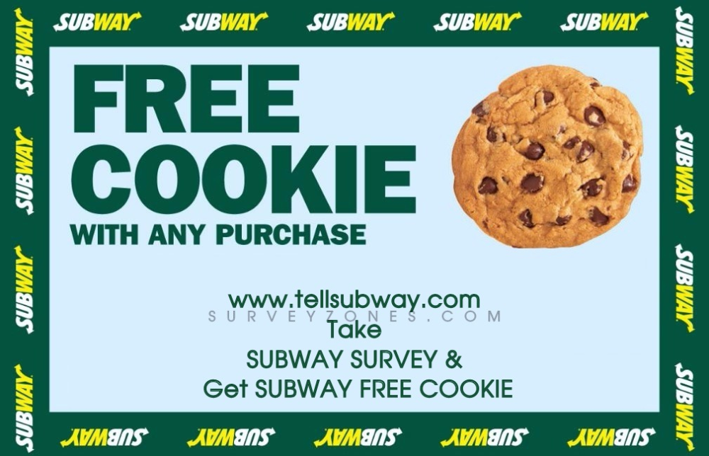 www.TellSubway.com-Subway Customer Satisfaction Survey For Free Cookie ...