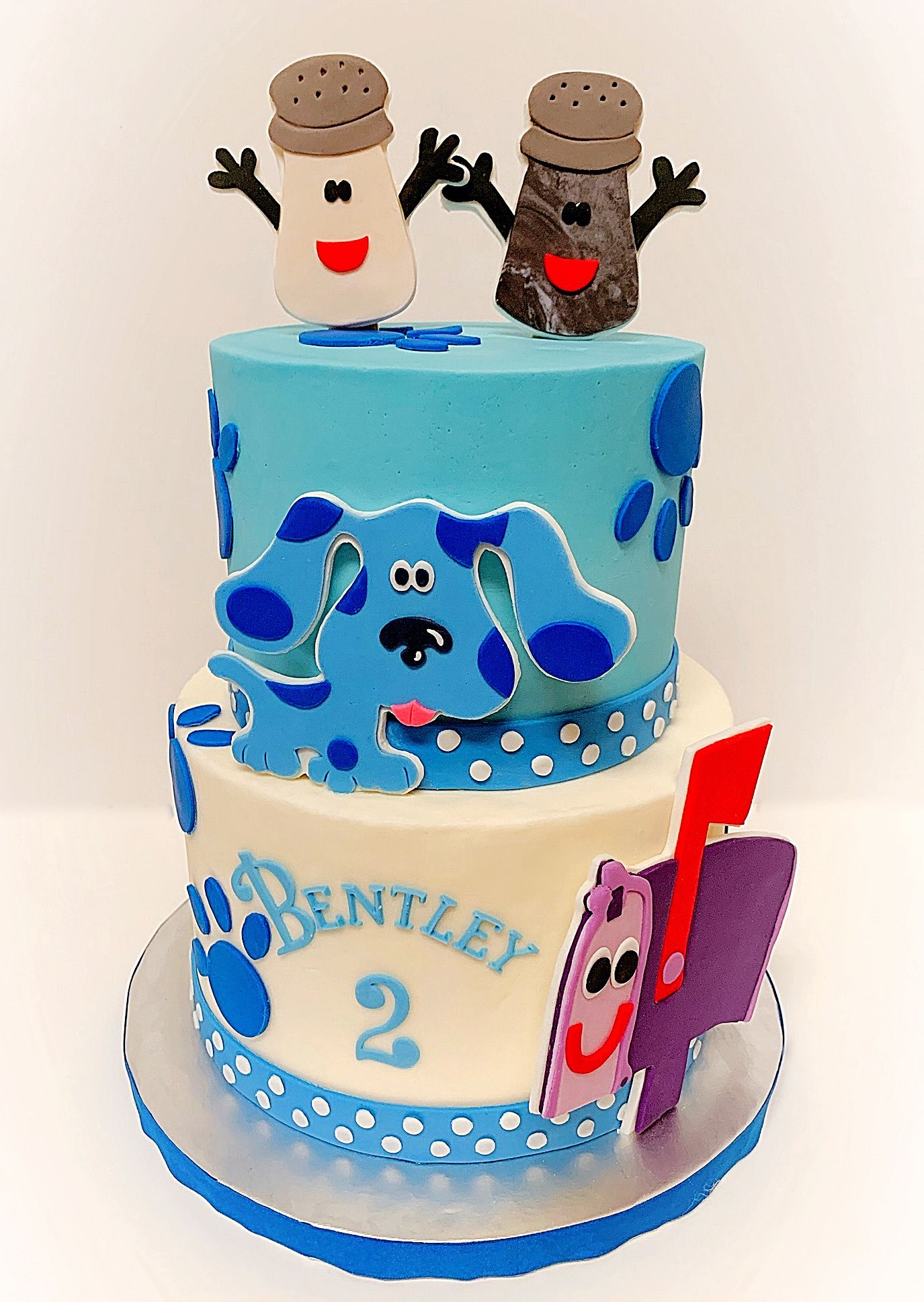 Blue’s Clues Cake | Las pistas de blue, Dulces, Pastel princesa sofía