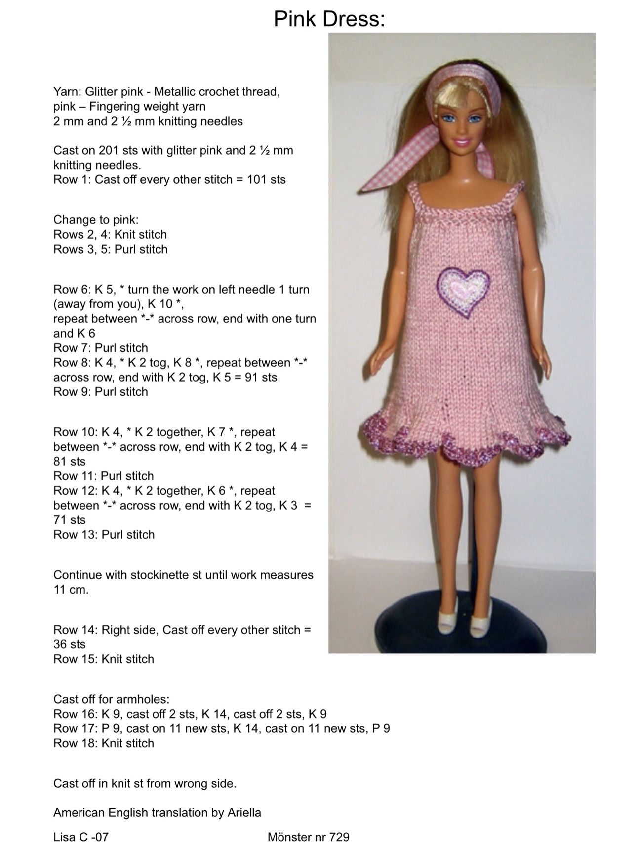 Pin by Debbie Egan Dodd on Barbie | Barbie clothes patterns, Barbie ...