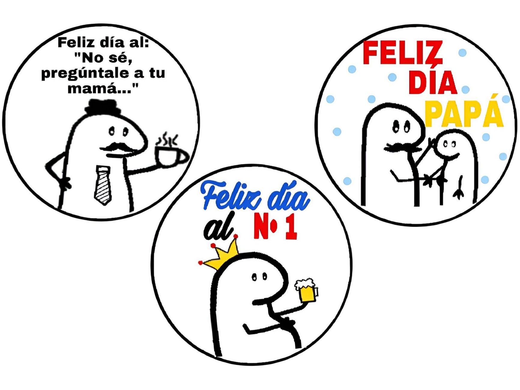 Deformitos día del padre | Imágenes de feliz día del padre, Feliz día ...