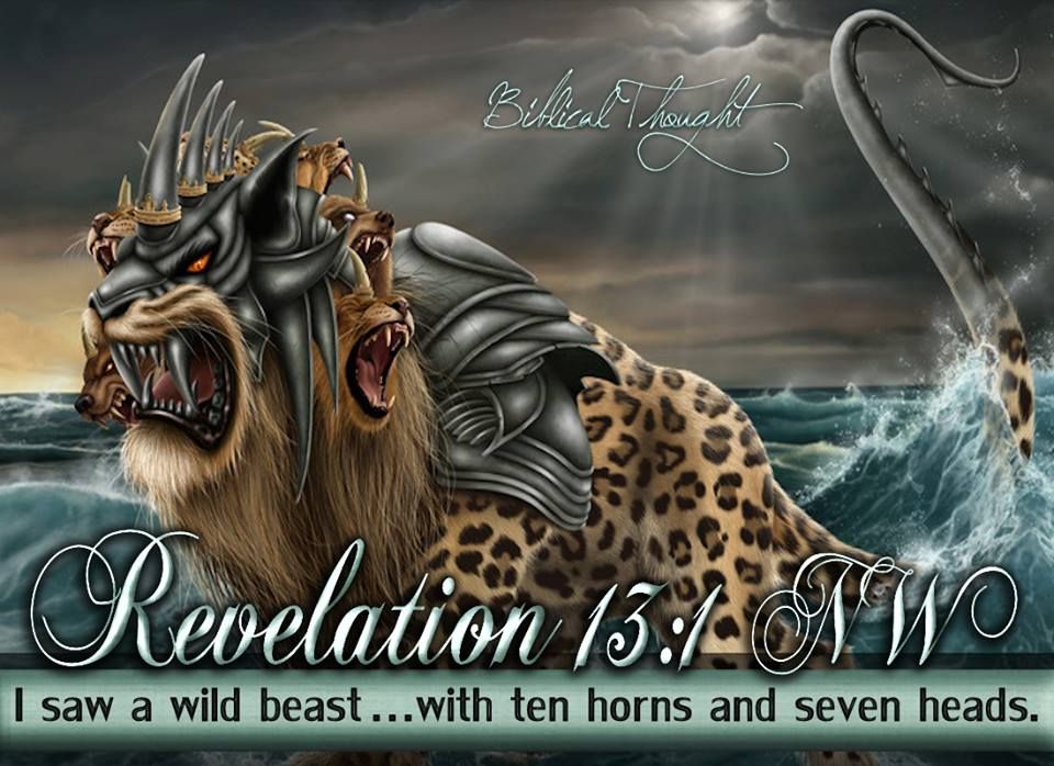 Revelation 13:1 | Beast of revelation, Revelation 13, Book of revelation