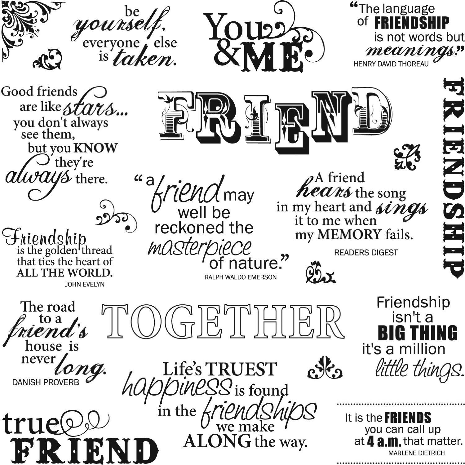 Friend quotes | Scrapbook quotes, Friends forever quotes, Friends quotes