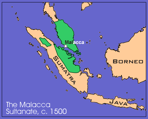 Melaka On World Map