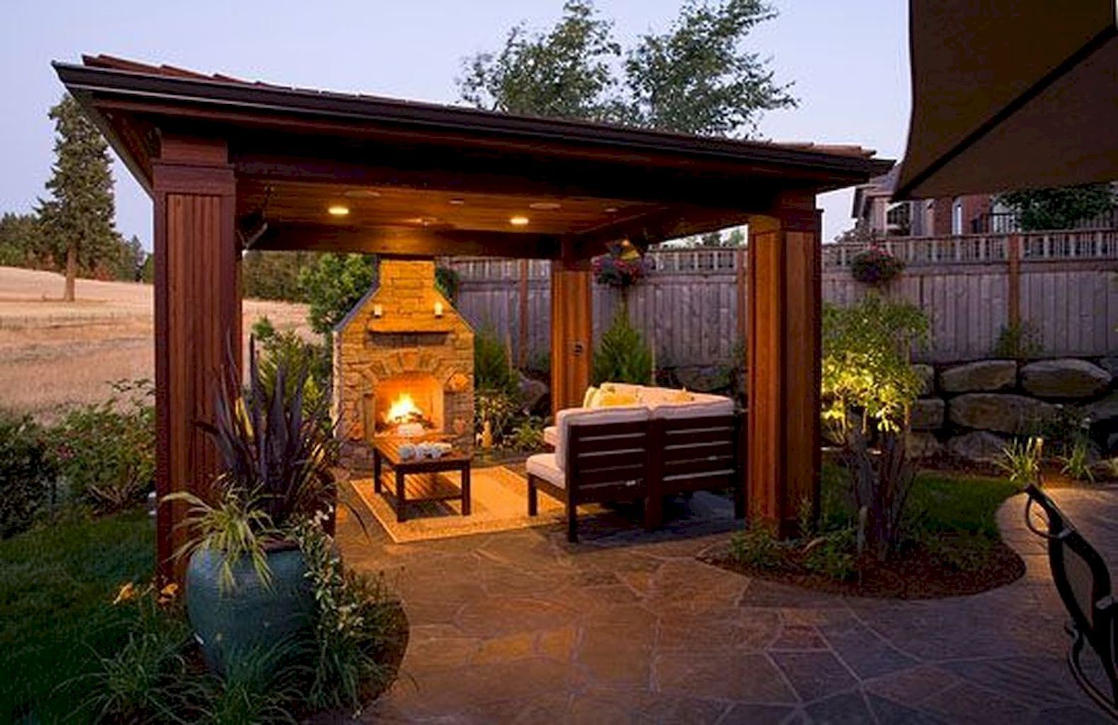 Ultimate Backyard Fireplace Sets The Outdoor Scene Home To Z Backyard Fireplace