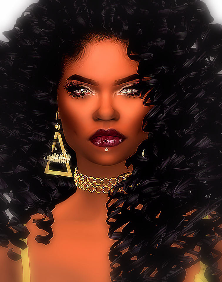 Afro Hair Sims 4 Cc, Curly Afro Hair, Sims Hair, African Hairstyles ...