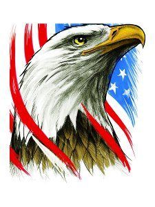 eagle flag tats | Eagle pictures, Eagle tattoos, American flag tattoo