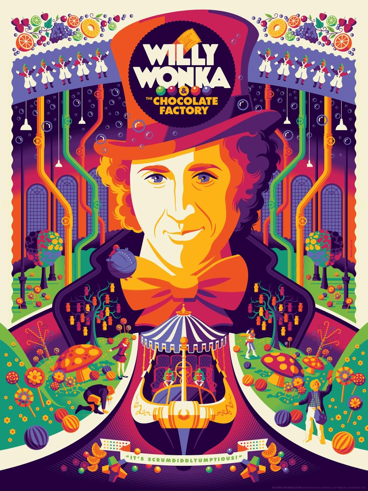 Willy Wonka & the Chocolate Factory (1971) by Tom Whalen : r ...