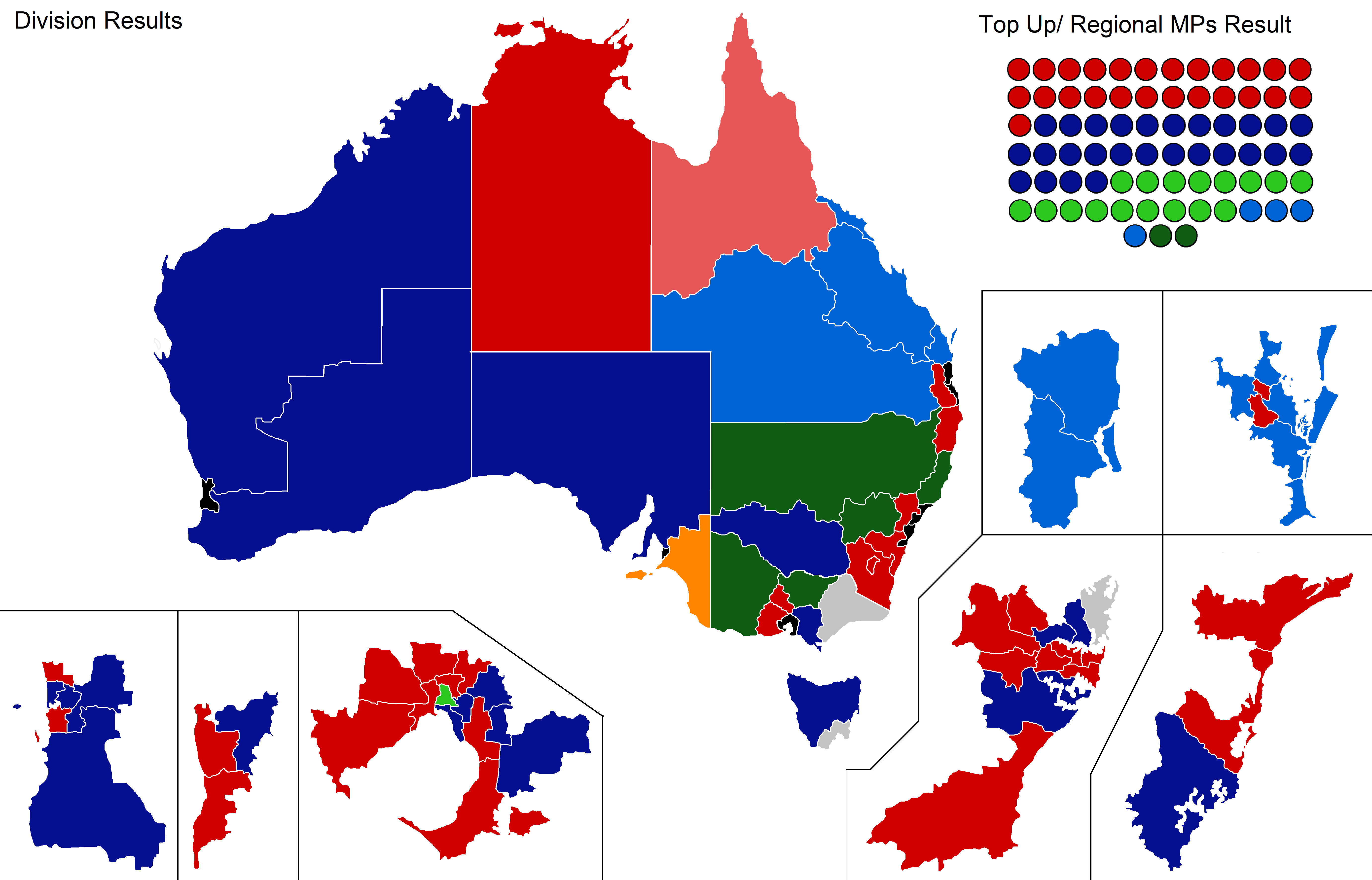 Map Of Australia Electorates 88 World Maps - Bank2home.com