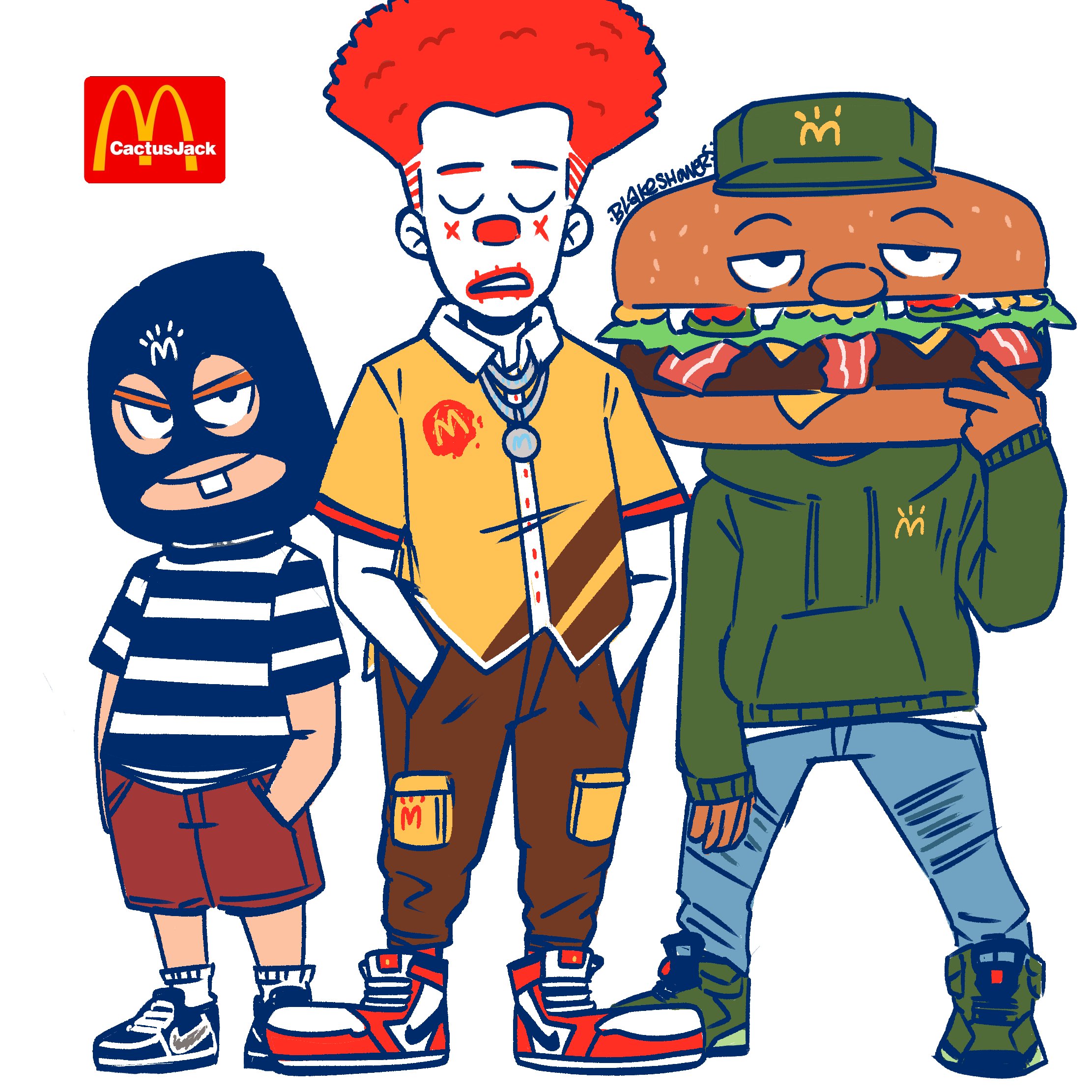 I did some Travis × McDonald's Fan Art🙌🏾😭 : r/travisscott