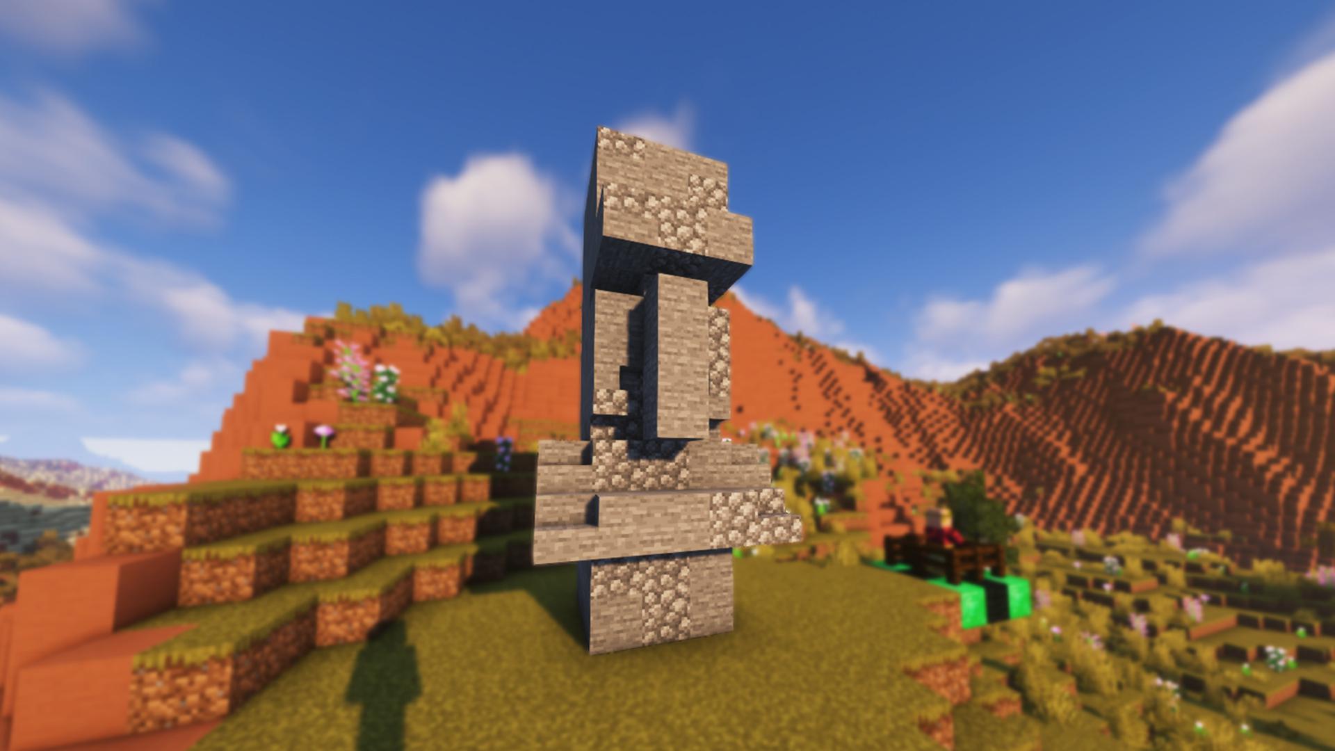 I've made a Simple Cool Looking Villager Statue and a tutorial for it ...