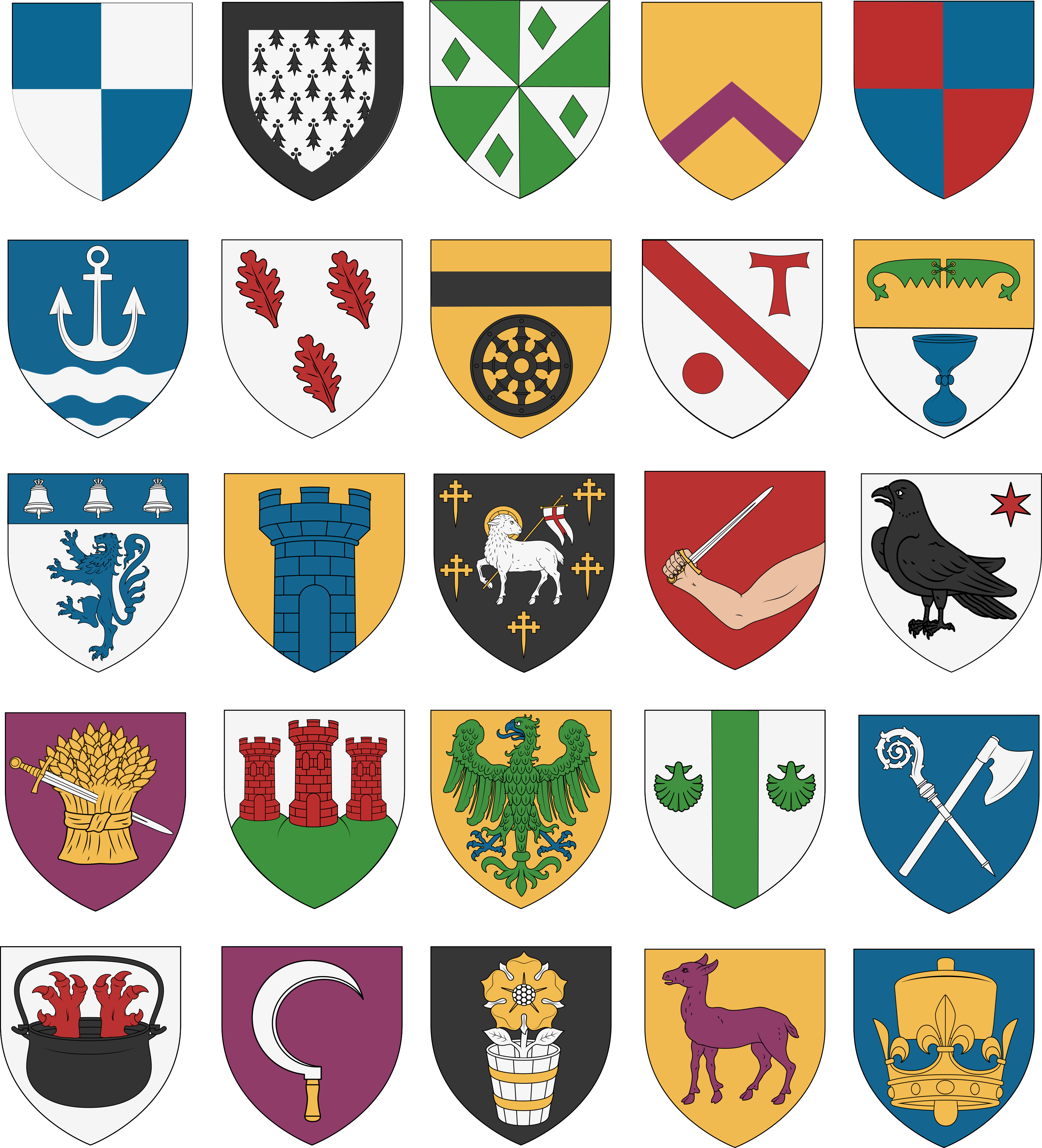 Heraldic Shields By Zadrith On Deviantart