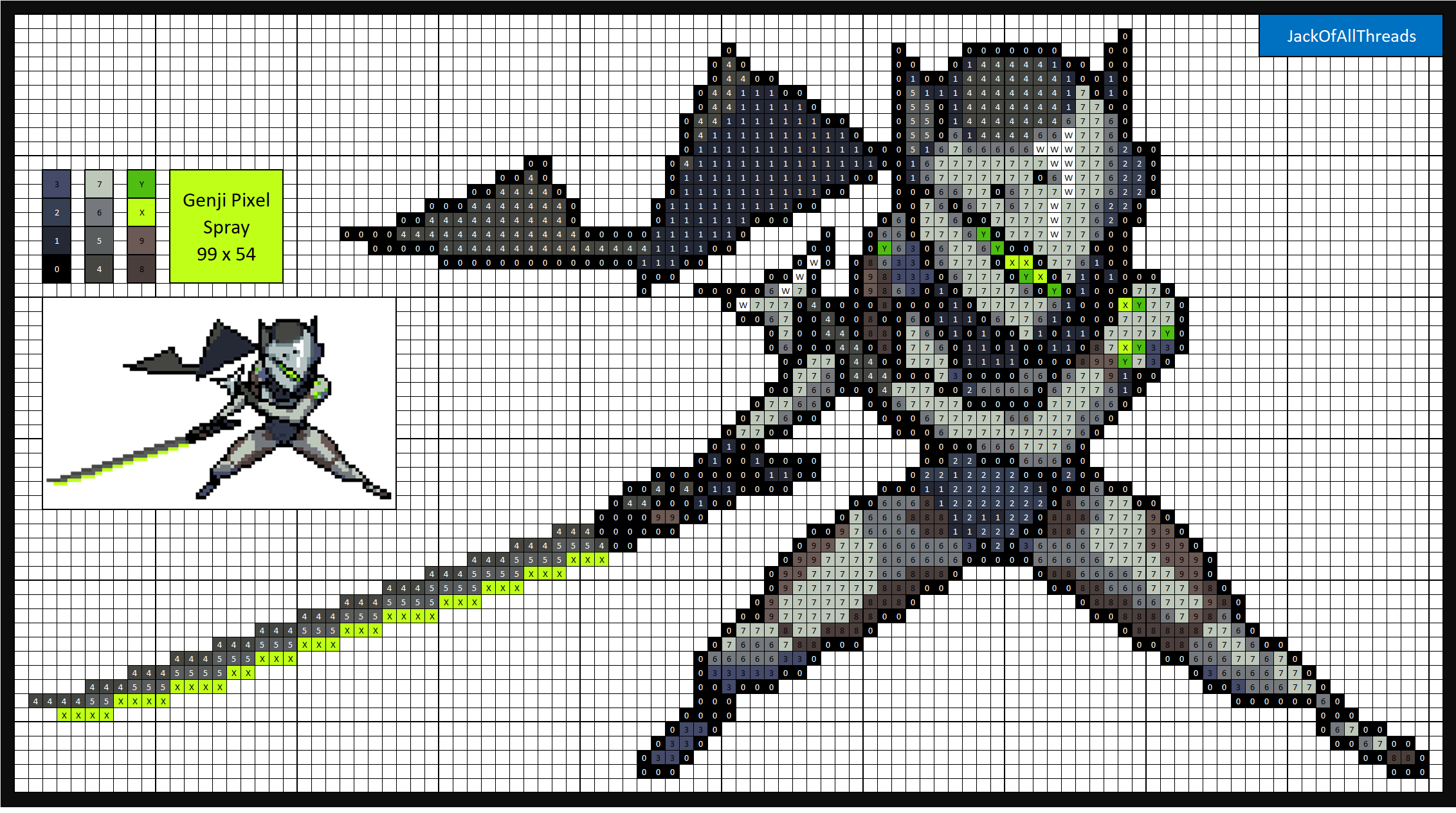 Minecraft Pixel Art Overwatch Grid - Pixel Art Grid Gallery