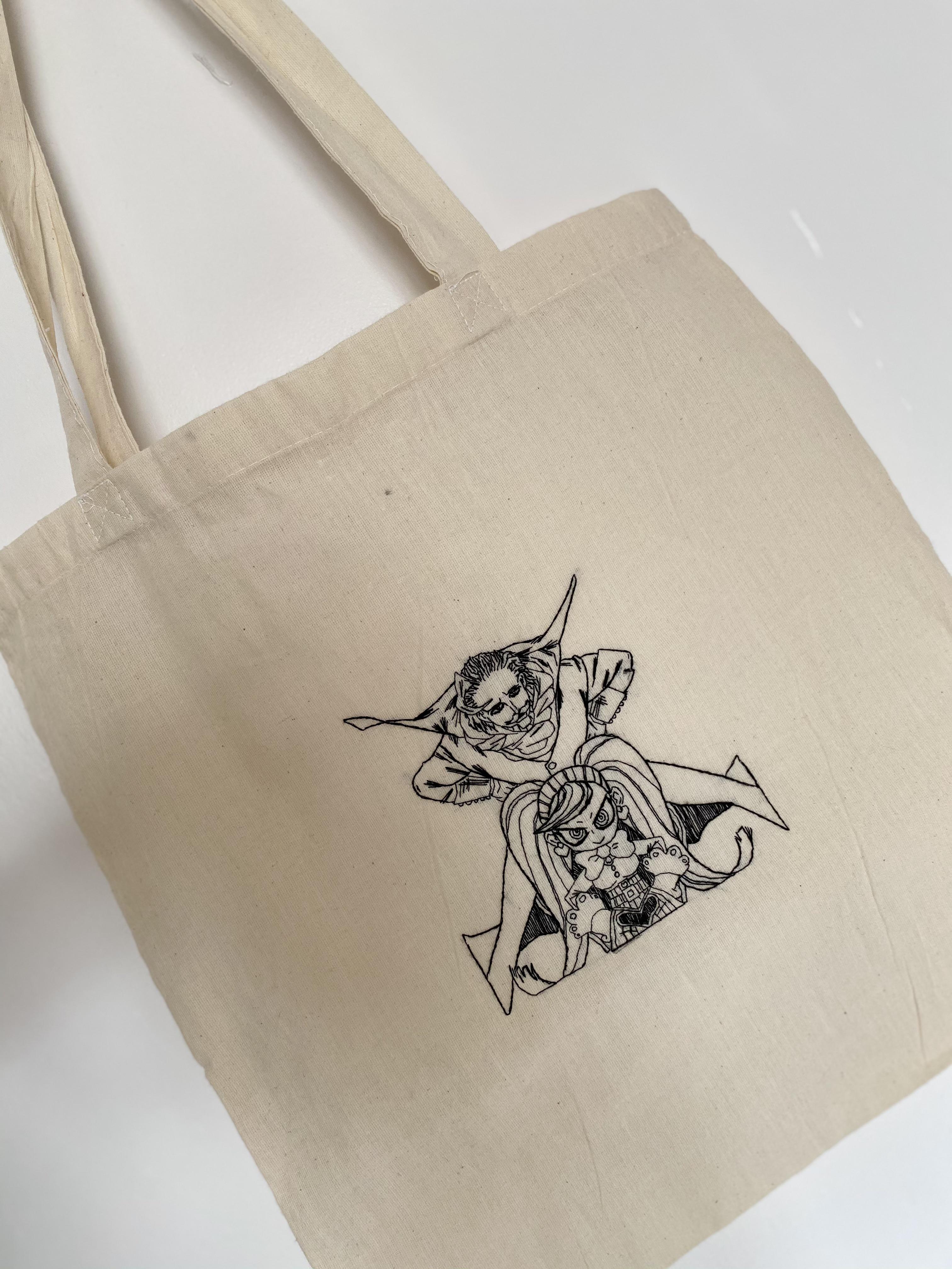 Gentle criminal & La Brava embroidered on a tote bag : r/BokuNoHeroAcademia