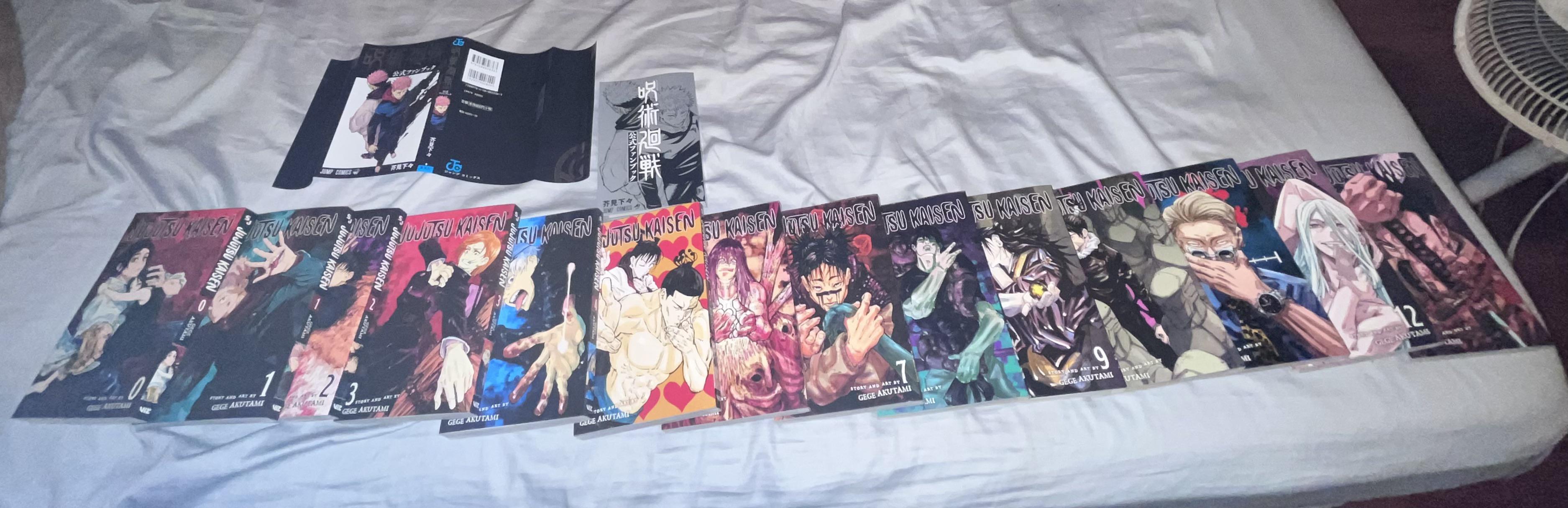 The whole gang is here! Even the Japanese fanbook! :) : r/JuJutsuKaisen