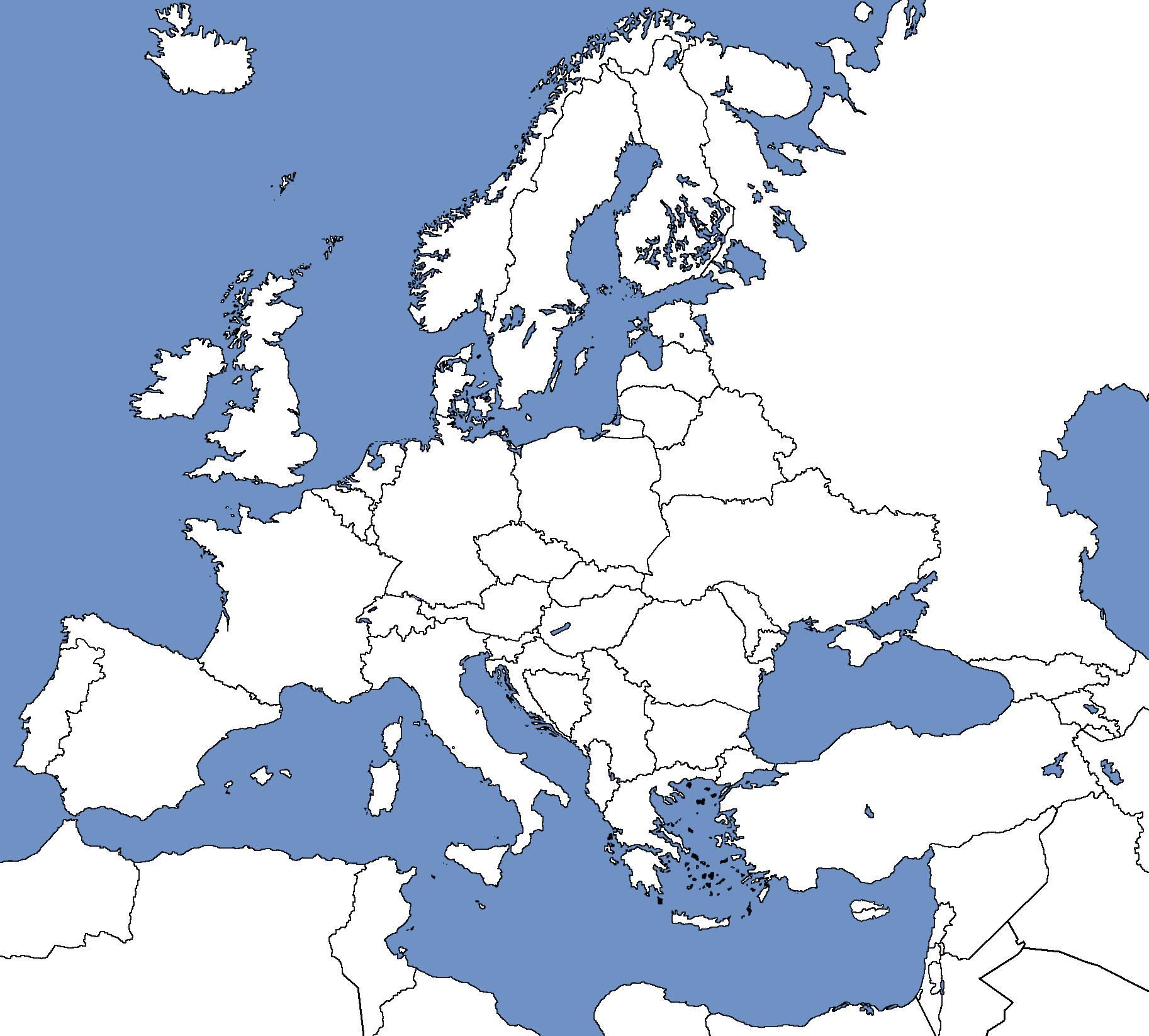 Map Mistakes in Europe & Surroundings, there are 20 mistakes, see if ...