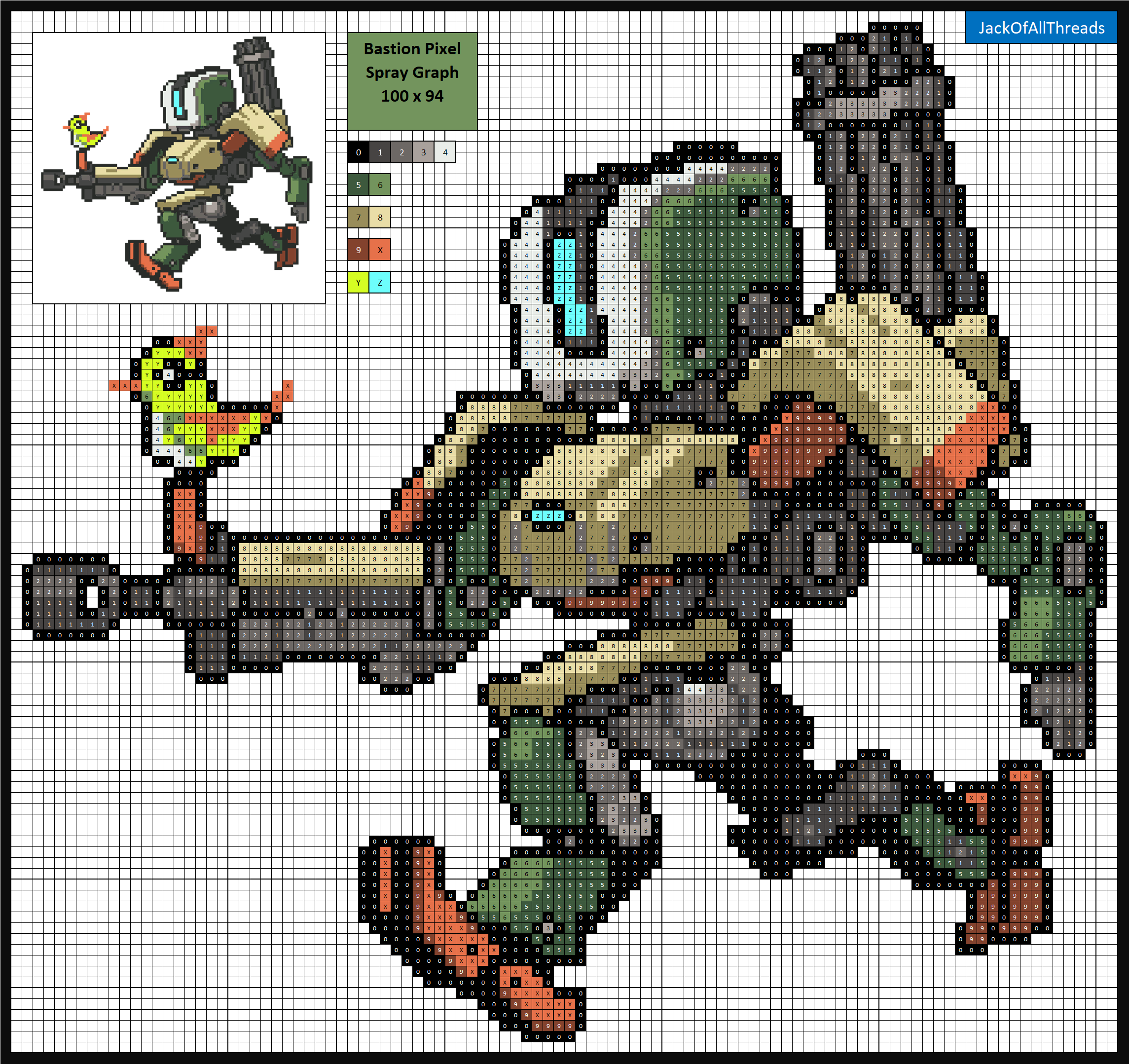 Minecraft Pixel Art Overwatch Grid - Pixel Art Grid Gallery