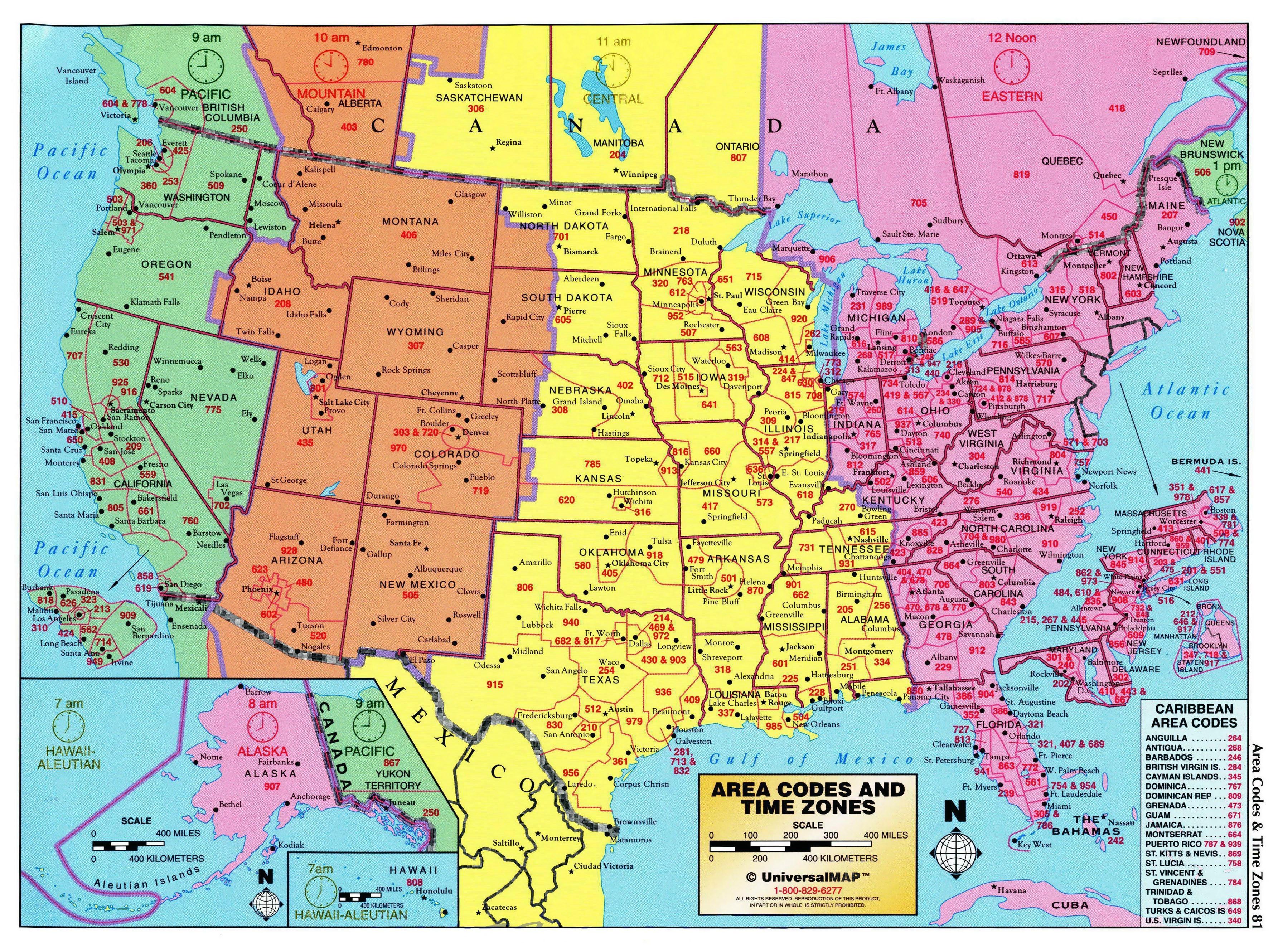 Printable Us Map With Time Zones And Area Codes Printable Maps - Vrogue