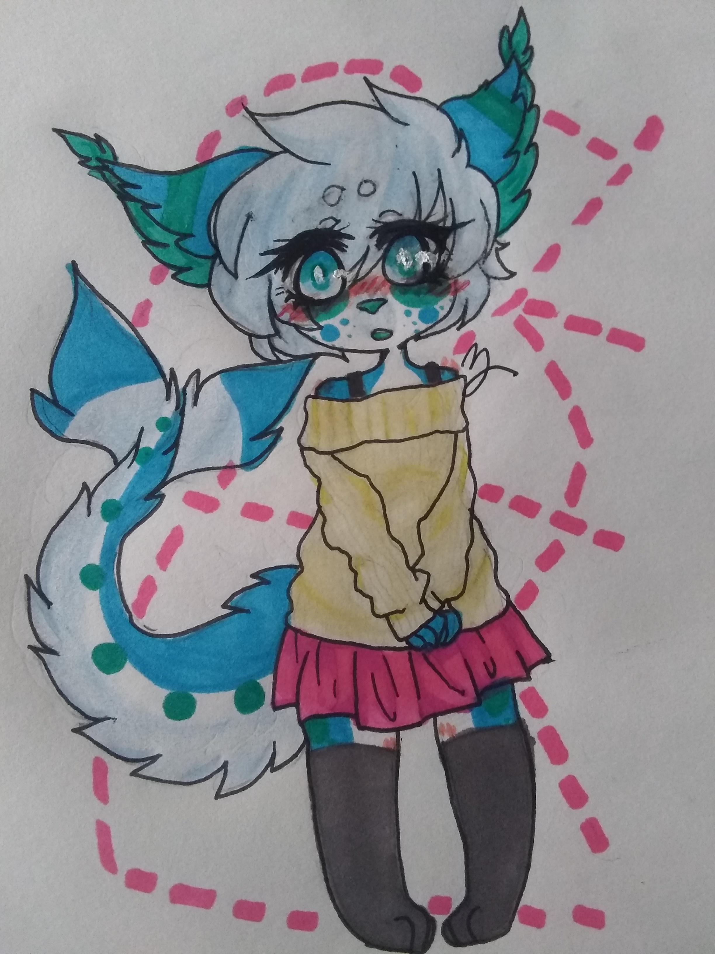 Messing around with some markers :p : r/furry