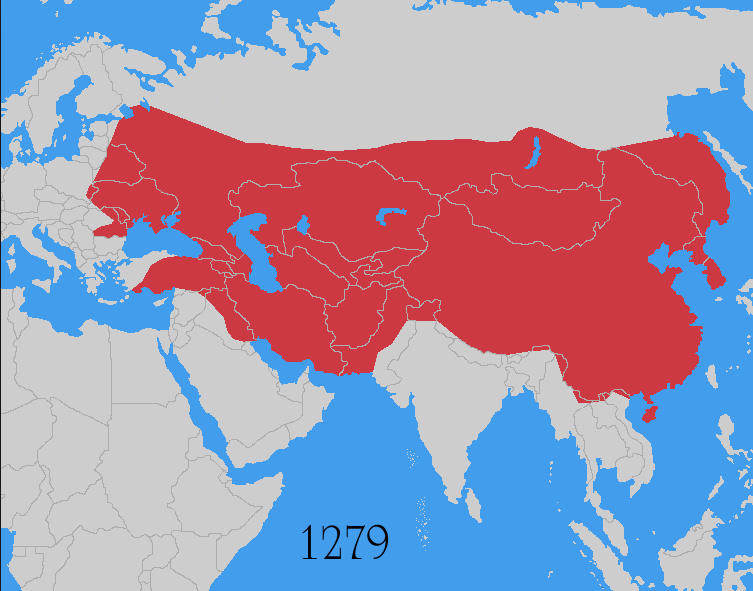 The Mongol Empire at its peak : r/MapPorn