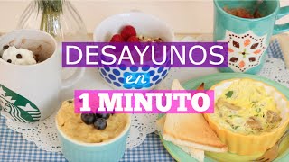 DESAYUNOS en 1 MINUTO | What The Chic