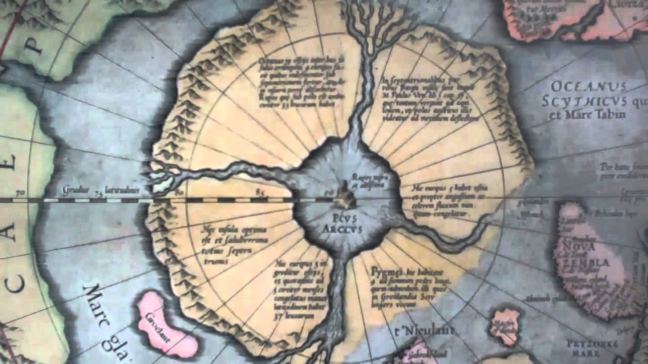 The Map House of London. North Pole Map by Mercator, 1613 - YouTube