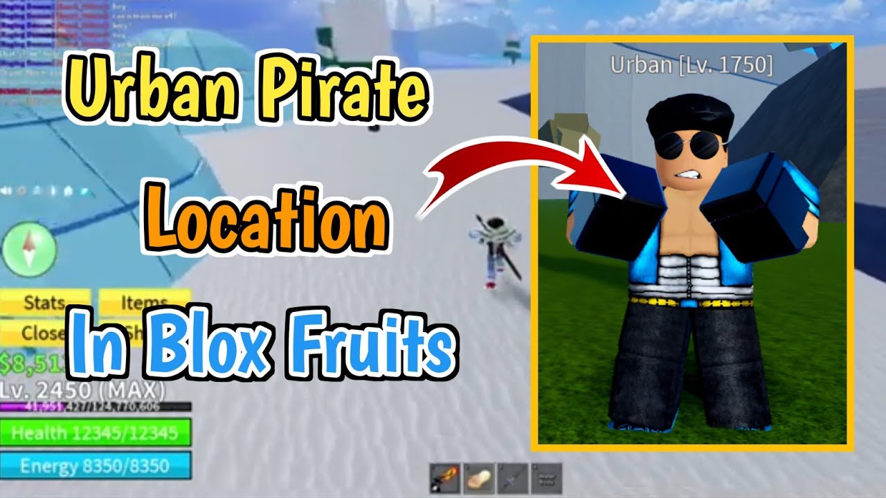 Where Does Urban Spawn In Blox Fruits (2024) | All Urban Spawn Location ...