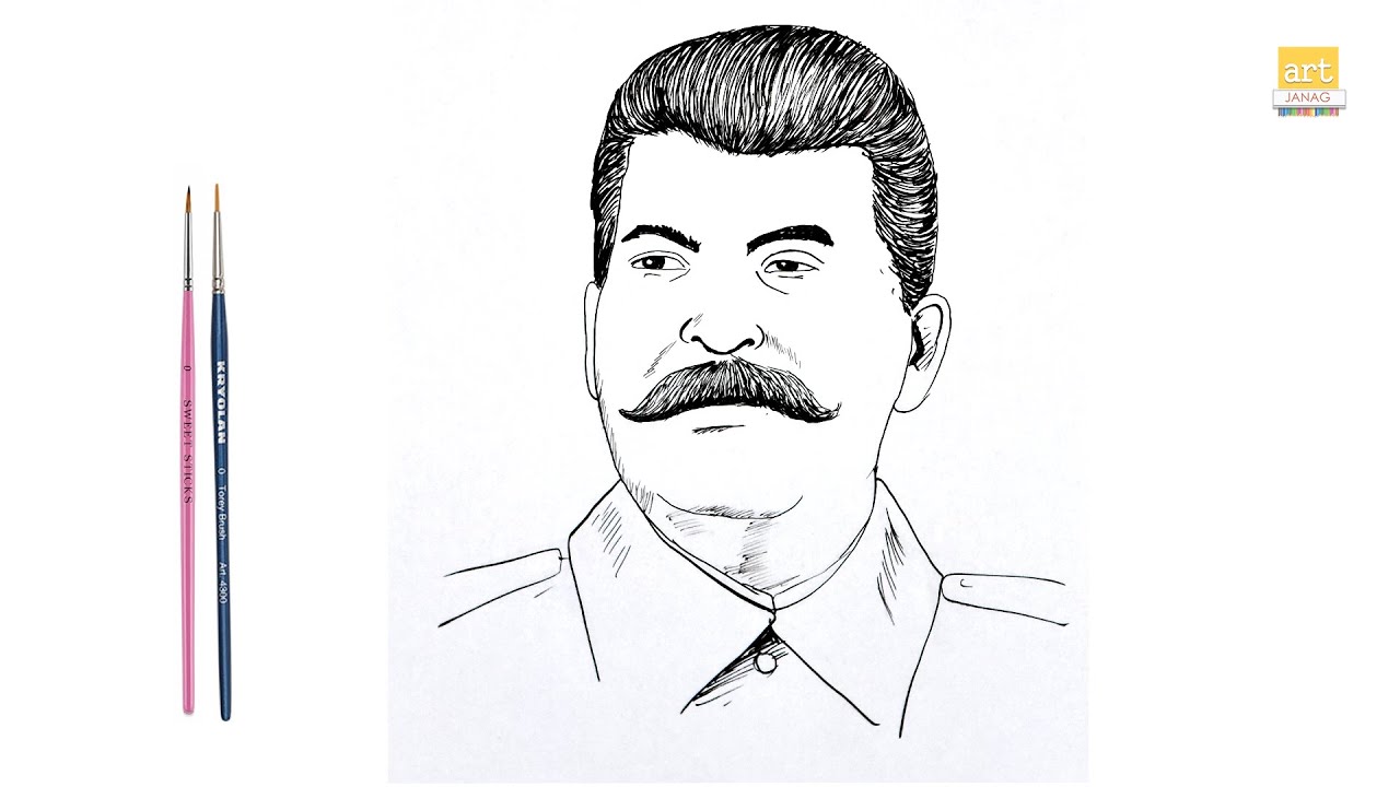 How To Draw Joseph Stalin - Winnerwest Moonlightchai