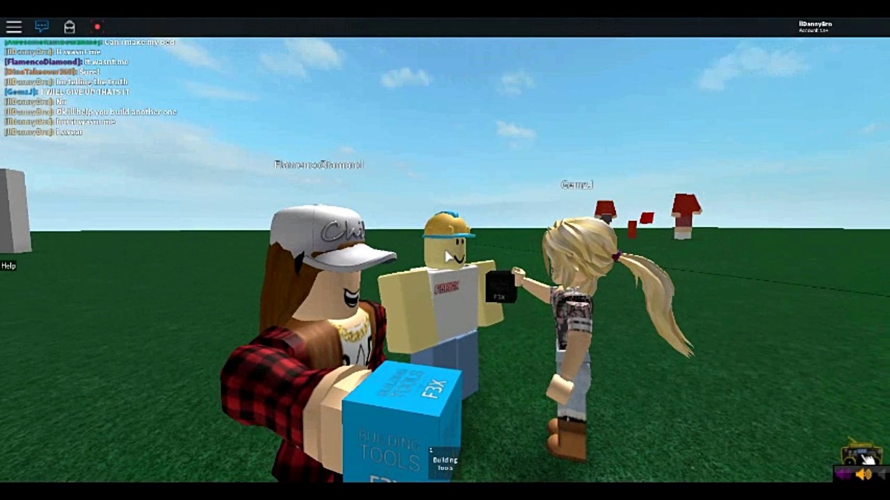 Roblox (Triggered Girl) On F3x Building - YouTube