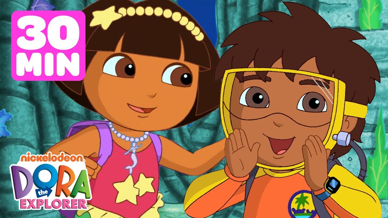 Dora & Diego's Rescue Adventures! 🧜‍♀️ 30 Minutes | Dora the Explorer ...