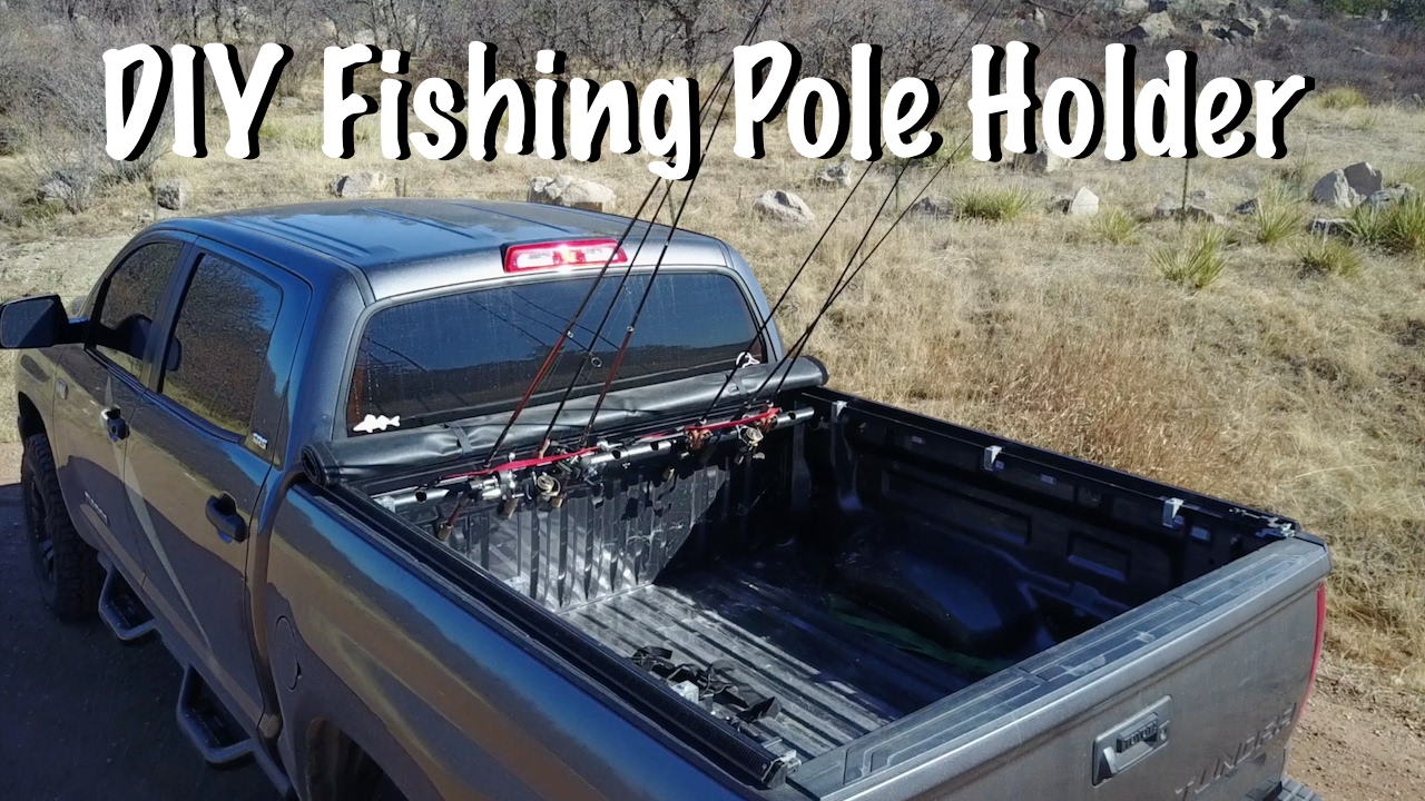 DIY - Fishing Pole Holder - YouTube