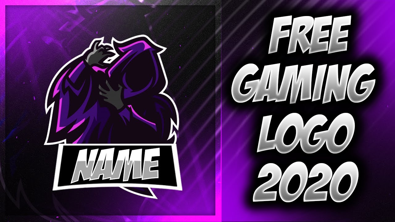 How to make Gaming Logo in Photoshop 2020 | Purple | Free - YouTube