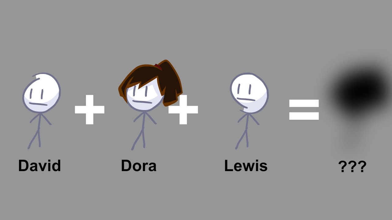 BFDI Fusions: David, Dora and Lewis - YouTube